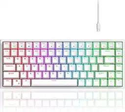 Falabella Teclado Mecánico Gamer Rk LBM RK84 Switches Rojos oferta
