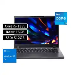 Falabella PORTATIL TRAVELMATE - INTEL CORE I5 1335U - 16GB DDR4 - 512GB SSD - 14 WUXGA - WIN 11 PRO oferta