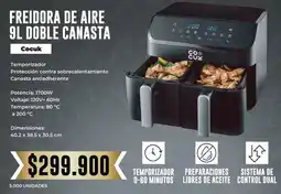 Tiendas D1 Freidora de aire doble canasta oferta