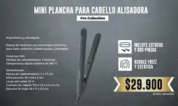 Tiendas D1 Pro collection mini plancha para cabello alisadora oferta