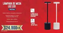 Tiendas D1 Red flag lámpara de mesa luz led oferta
