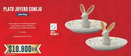 Tiendas D1 Red flag plato joyero conejo oferta