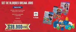 Tiendas D1 Space dot set de bloques dream jobs oferta