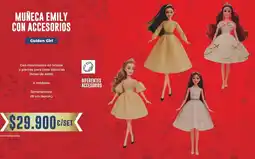 Tiendas D1 Golden girl muñeca emily con accesorios oferta