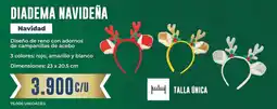 Tiendas D1 Navidad diadema navideña oferta