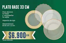 Tiendas D1 Plato base oferta
