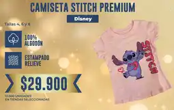 Tiendas D1 Disney camiseta stitch premium oferta