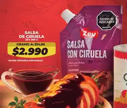 Tiendas D1 Salsa de ciruela zev oferta
