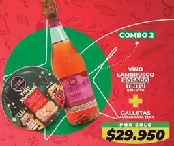 Tiendas D1 Vino lambrusco rosado tinto oferta