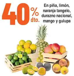 Alkosto En piña, limón, tangelo, durazno nacional, mango y gulupa oferta