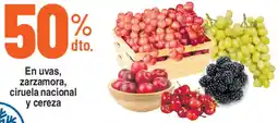 Alkosto En uvas, zarzamora, ciruela nacional y cereza oferta