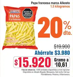 Alkosto Alkosto papa francesa marca oferta