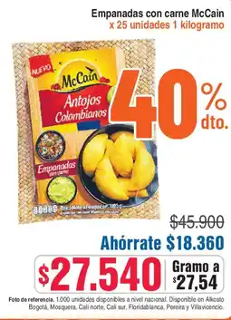 Alkosto McCain empanadas con carne oferta