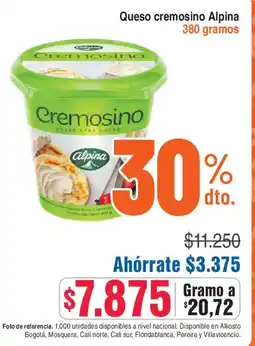Alkosto Alpina queso cremosino oferta