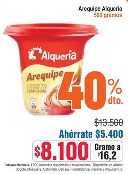 Alkosto Alquería arequipe oferta