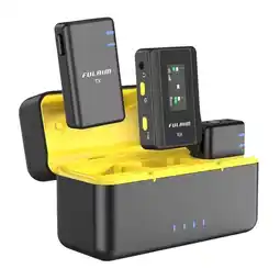 Falabella MICRÓFONO PROFESIONAL DE SOLAPA INALÁMBRICO RECARGABLE ANDROID IOS TIPO C oferta