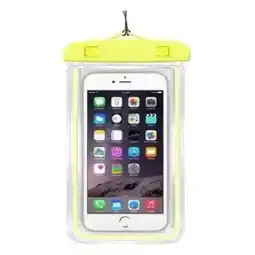 Falabella Funda Impermeable Universal Para Celular Color Amarillo oferta