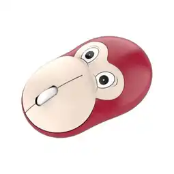 Falabella Mouse Inalambrico Silencioso Mofii M7 Diseño Mono Rojo Crema oferta