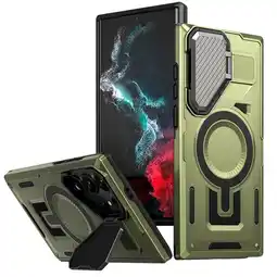 Falabella Estuche armo spartan magnetico compatible con Samsung S23 Ultra Verde oferta