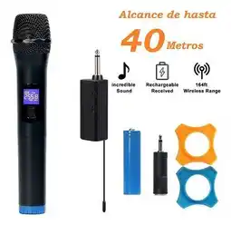 Falabella Micrófono Inalámbrico Profesional WG-11 con Receptor Recargable oferta