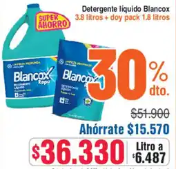 Alkosto Blancox detergente líquido oferta