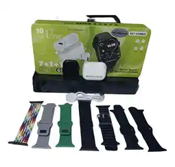 Falabella Smartwatch 7 + 1 + 1 K31 Suit Gift Con Auriculares Y Correas Negro oferta
