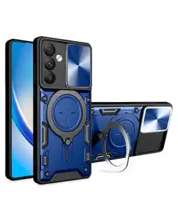 Falabella Funda Proteccion Camara Con Soporte Compatible con Samsung A24 Azul oferta