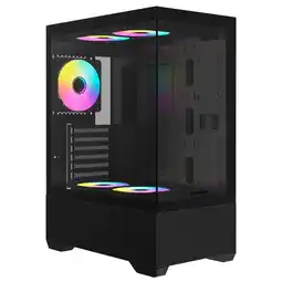 Falabella Chasis Gamer Raidmax Infinita I802 Air Negra 5 Fans Argb oferta