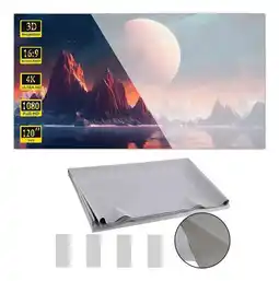 Falabella 3120inch Pantalla De Proyeccioncortina Metálica Anti-luz oferta