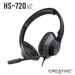 Falabella MANOS LIBRES HI-FI PRO CREATIVE HEADSET HS-720 V2 - COLOR NEGRO oferta