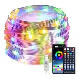 Falabella Tira Led Luz Rgb 10metros Rítmica Sumergible +control Remoto oferta