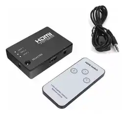 Falabella Switch Hdmi 3x1 Conecta 3 Dispositivos Hdmi A 1 Tv + Control oferta