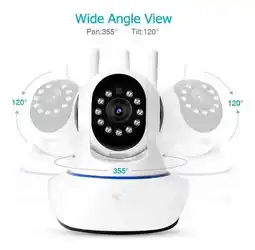 Falabella Cámara de Seguridad IP Wi-Fi con 3 Antenas Vigilancia Inteligente oferta