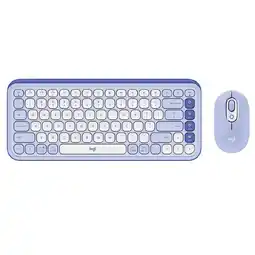 Falabella Combo Teclado Y Mouse Bluetooth Pop Icon Lila oferta