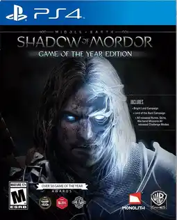 Falabella Middle earth shadow of mordor game of the year edition - playstation 4 oferta