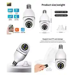 Falabella Cámara Original Bombillo Giro 360° Visión Nocturna oferta