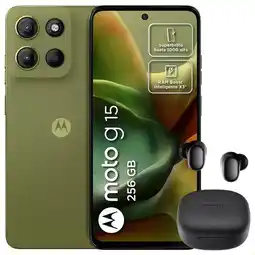 Falabella Celular Moto G15 256GB /4GB Vrd + Buds 6 Play Blk oferta