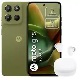 Falabella Celular Moto G15 256GB /4GB Vrd + Buds 6 Play Wht oferta