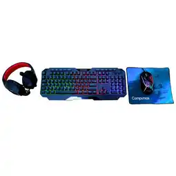 Falabella COMBO HALCON SERIES 4 EN 1 TECLADO Y MOUSE + DIADEMA GAMER + PAD MOUSE oferta