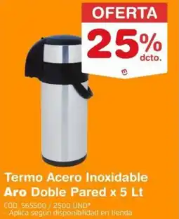 Makro Aro termo acero inoxidable doble pared oferta