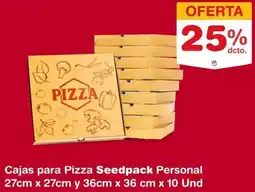 Makro Seedpack cajas para pizza personal oferta