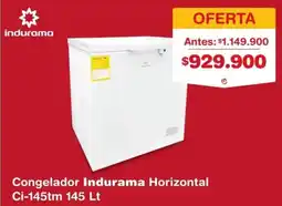 Makro Indurama congelador horizontal oferta