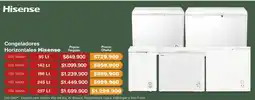 Makro Hisense congeladores horizontales oferta