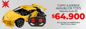 Ox toys carro a control remoto