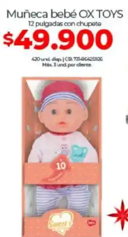 Olímpica Ox toys muñeca bebé oferta