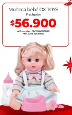 Olímpica Ox toys muñeca bebé oferta
