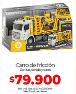 Olímpica Carro de fricción con luz, sonido y carro oferta