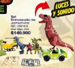 Olímpica Set tiranosaurio rex oferta