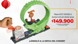 Olímpica Hot wheels pista action circuit doble loop oferta