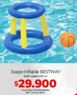 Olímpica Bestway juego inflable oferta